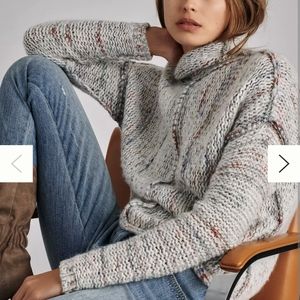 Anthropologie Pilcro Noelle Turtleneck Sweater XS